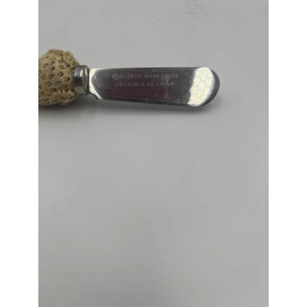 Fruit Cheese/Butter Knives Set Of 4 Boston Warehouse Stainless Steel.‎